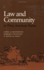 Law and Community in Three American Towns - Book
