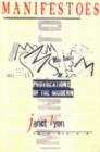 Manifestoes : Provocations of the Modern - Book