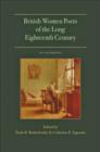 British Women Poets of the Long Eighteenth Century : An Anthology - Book