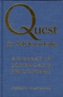 Quest for Self-Knowledge : An Essay in Lonergan's Philosophy - Book