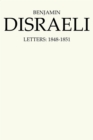 Benjamin Disraeli Letters : 1848-1851, Volume V - Book