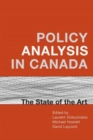 Policy Analysis in Canada - Book