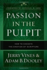 PASSION IN THE PULPIT - Book