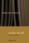 Isaiah 40-66 : Translation and Commentary - Book