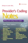 Providers' Coding Notes: Billing and Coding Pocket Guide - Book