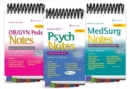 Clinical Notes Package: Psych Notes 4e & OB/Peds Notes 2e & Med Surg Notes 3e - Book