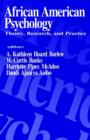 African American Psychology : Theory, Research, and Practice - Book