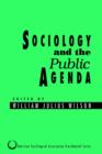 Sociology and the Public Agenda - Book