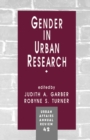 Gender in Urban Research - Book