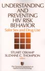 Understanding and Preventing HIV Risk Behavior : Safer Sex and Drug Use - Book