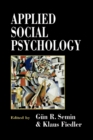Applied Social Psychology - Book
