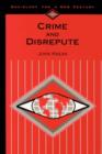 Crime and Disrepute - Book