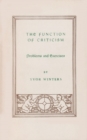 Function of Criticism : Problems and Exercises - Book