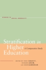 Stratification in Higher Education : A Comparative Study - Book