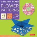 Origami Paper - Flower Patterns : Flower Patterns - Book