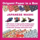 Origami Paper in a Box - Japanese Washi Patterns 200 sheets : 6x6 Inch High-Quality Origami Paper and  32-page Instructional Book - Book