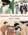 Japanese Woodblock Prints, 16 Note Cards : 16 Different Blank Cards with 17 Patterned Envelopes in a Keepsake Box! - Book