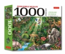 Asian Rainforest Wildlife - 1000 Piece Jigsaw Puzzle : Finished Size 29 in X 20 inch (74 x 51 cm) - Book