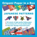 Origami Paper in a Box - Japanese Patterns : 192 Sheets of Tuttle Origami Paper: 6x6 Inch Origami Paper Printed with 10 Different Patterns: 32-page Instructional Book of 4 Projects - Book