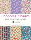 Japanese Flowers Gift Wrapping Papers - 12 sheets : 18 x 24 inch (45 x 61 cm) Wrapping Paper - Book