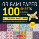 Origami Paper 100 Sheets Butterfly Patterns 6" (15 cm) : Double-Sided Origami Sheets Printed with 12 Different Patterns (Instructions for Projects Included) - Book