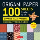 Origami Paper 100 sheets Washi Patterns 6" (15 cm) - Book