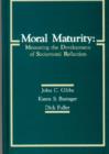 Moral Maturity : Measuring the Development of Sociomoral Reflection - Book