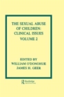 The Sexual Abuse of Children : Volume II: Clinical Issues - Book