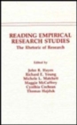Reading Empirical Research Studies : The Rhetoric of Research - Book