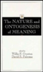 The Nature and Ontogenesis of Meaning - Book