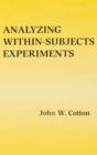 Analyzing Within-subjects Experiments - Book