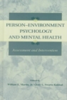 Person-Environment Psychology and Mental Health : Assessment and Intervention - Book