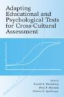 Adapting Educational and Psychological Tests for Cross-Cultural Assessment - Book