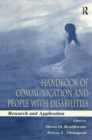 Handbook of Communication and People With Disabilities : Research and Application - Book
