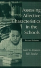 Assessing Affective Characteristics in the Schools - Book