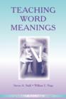 Teaching Word Meanings - Book
