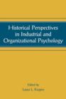 Historical Perspectives in Industrial and Organizational Psychology - Book