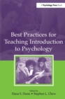 Best Practices for Teaching Introduction to Psychology - Book
