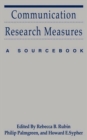 Communication Research Measures : A Sourcebook - Book