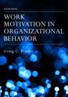 Work Motivation in Organizational Behavior - Book