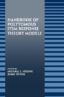 Handbook of Polytomous Item Response Theory Models - Book