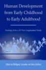 Human Development from Early Childhood to Early Adulthood : Findings from a 20 Year Longitudinal Study - Book