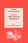 Early Virginia Marriages - Book
