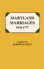 Maryland Marriages 1634-1777 - Book