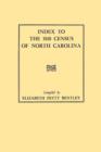Index to the 1810 Census of North Carolina - Book
