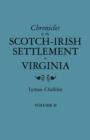 Chronicles of the Scotch-Irish - Book