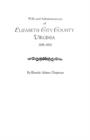 Wills and Administrations of Elizabeth City County, Virginia 1688-1800 - Book