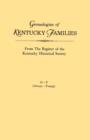 Genealogies of Kentucky Families, from The Register of the Kentucky Historical Society. Volume O - Y (Owens - Young) - Book