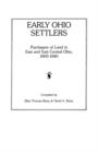 Early Ohio Settlers - Book