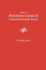 Index to Pennsylvania's Colonial Records Series - Book